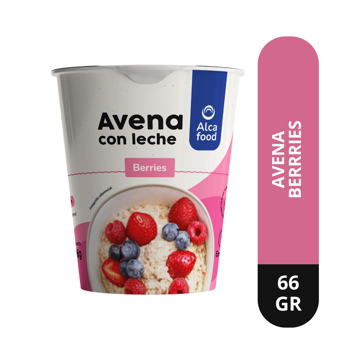 Avena Instantánea Para Uno con Leche y Berries 66g