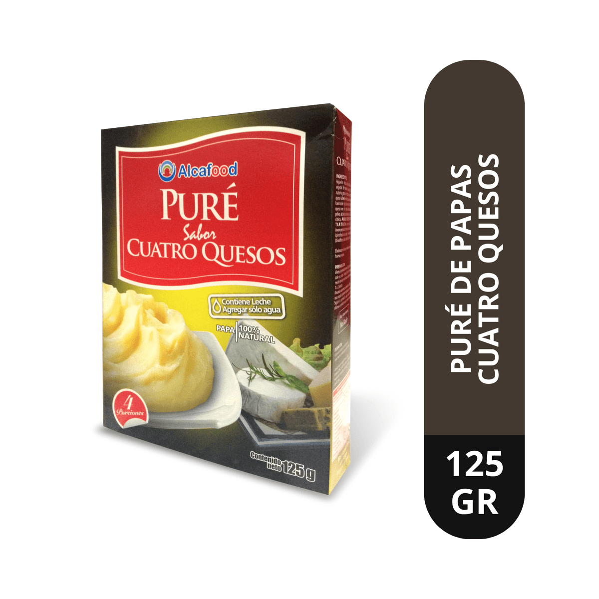 Puré Cuatro Quesos en Estuche 125 g