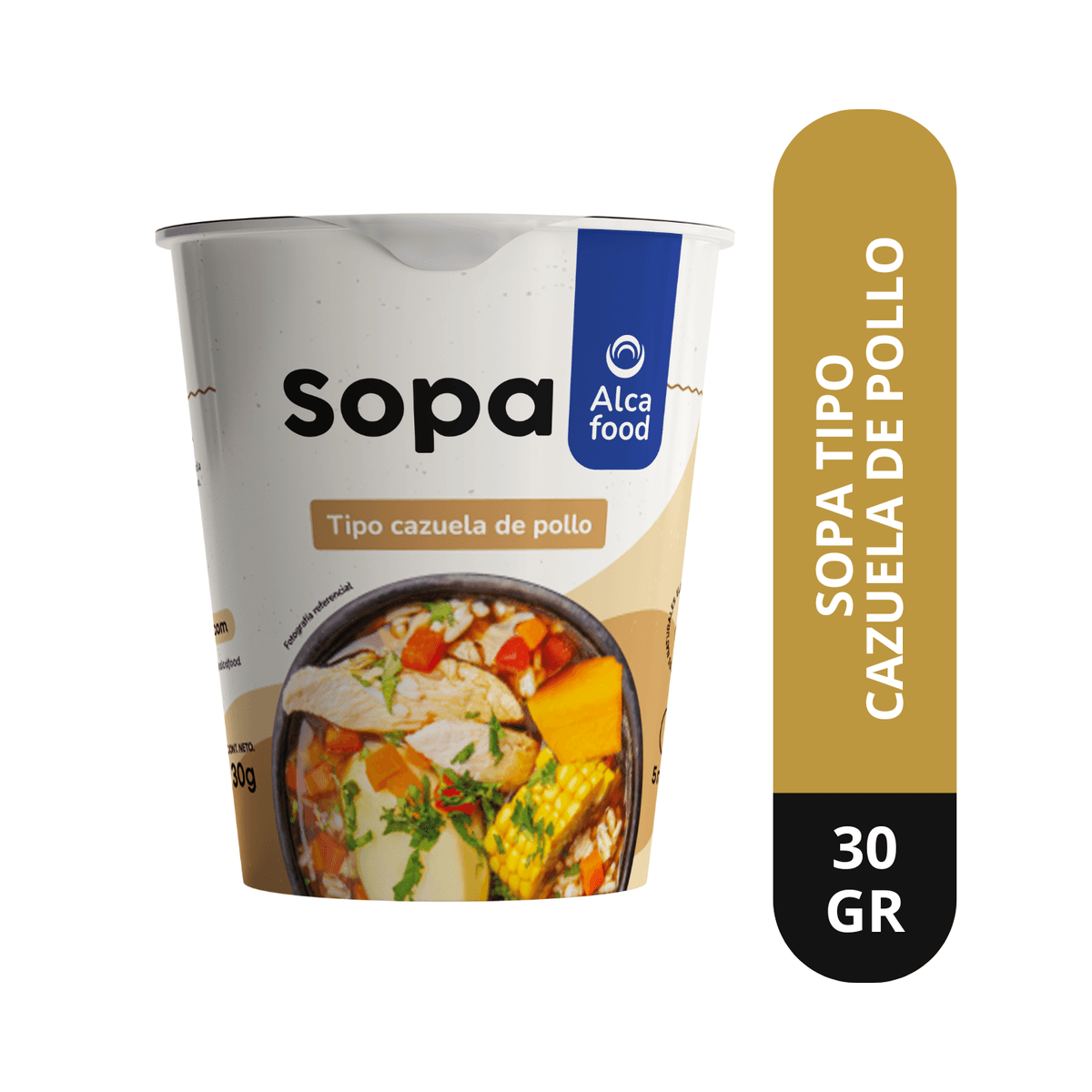 Sopa para Uno con Trocitos de Pollo 30 g