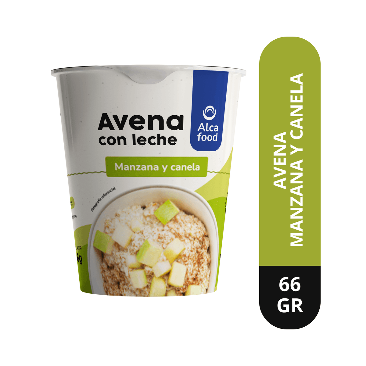 Avena Instantánea Para Uno con Leche y Manzanas 66g